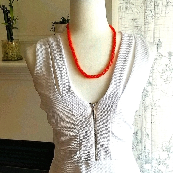 XOXO White V-Neck Tennis Dress Size S - Picture 2 of 8